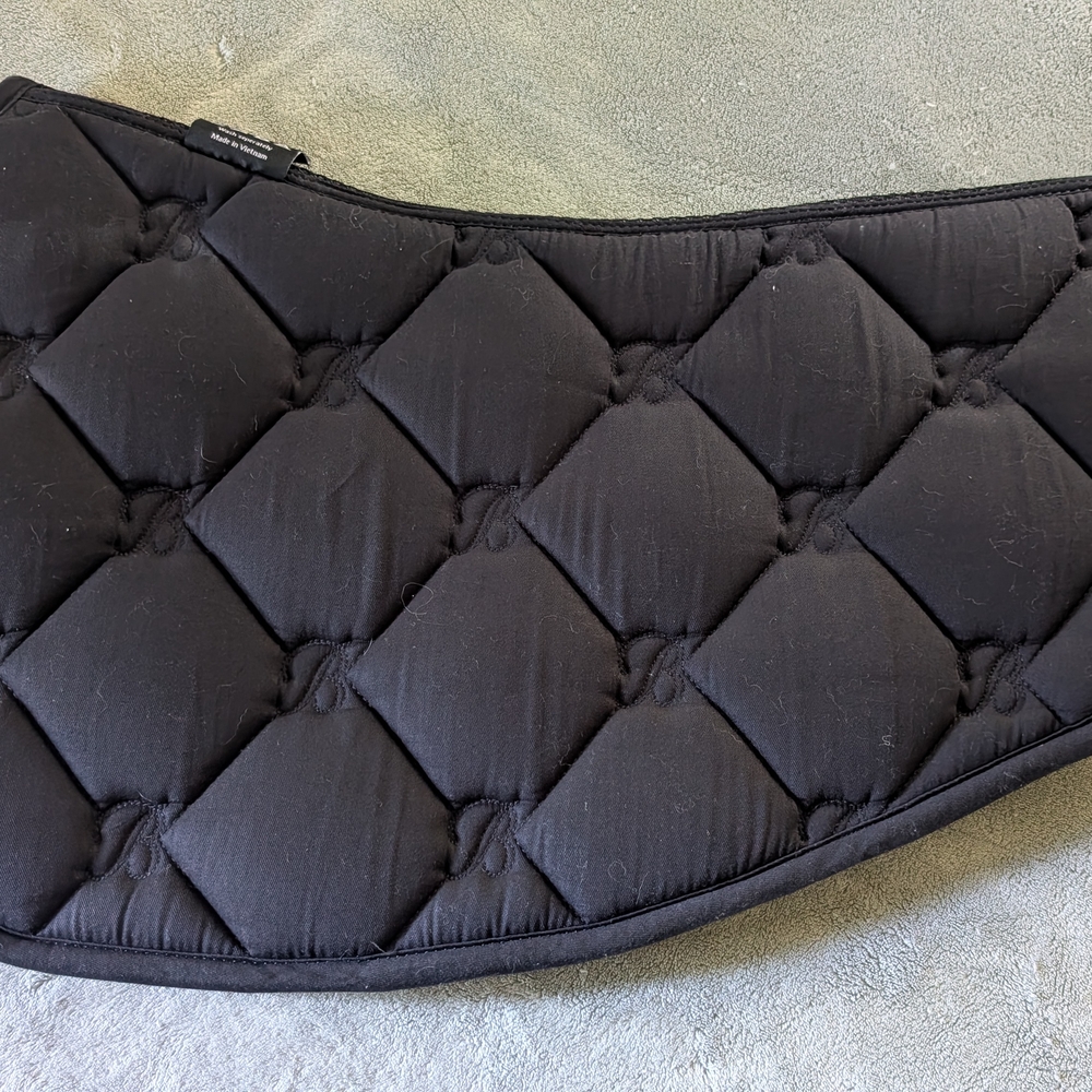 Bates Black Contoured Saddle Pad